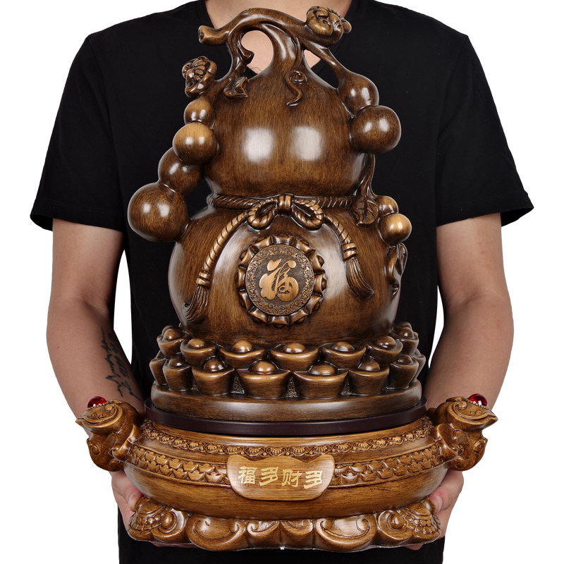 葫芦摆件工艺品大号风水招财客厅中式家居酒柜摆件