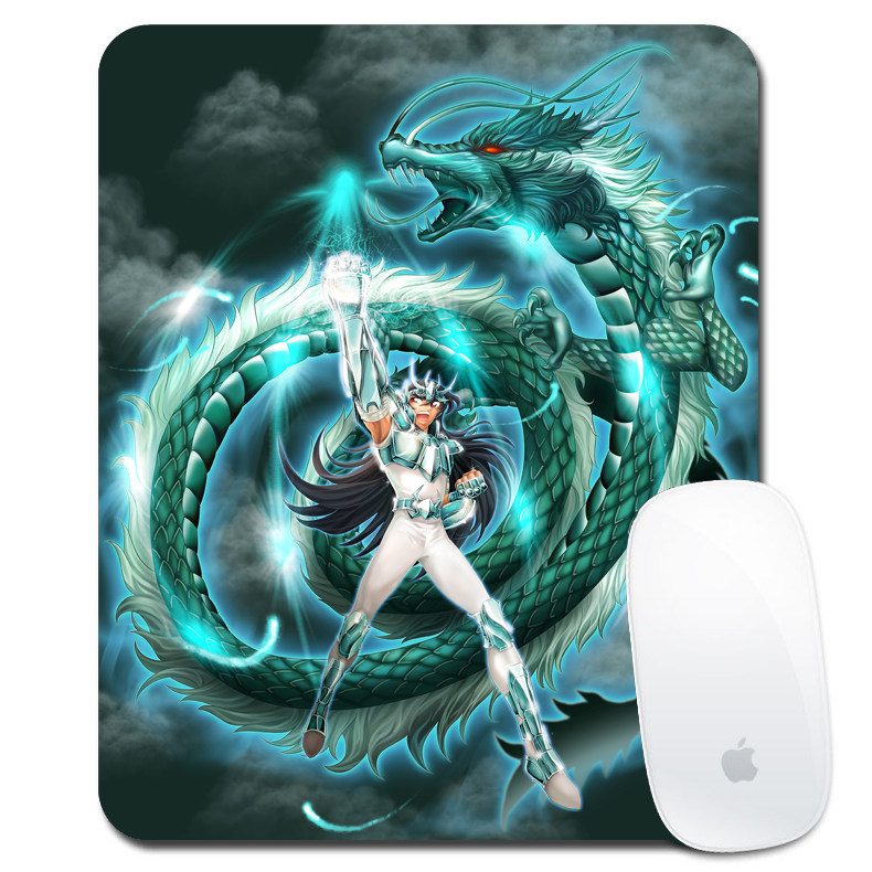 圣斗士星矢紫龙冰河一辉鼠标垫动漫周边电脑游戏个性橡胶鼠标垫