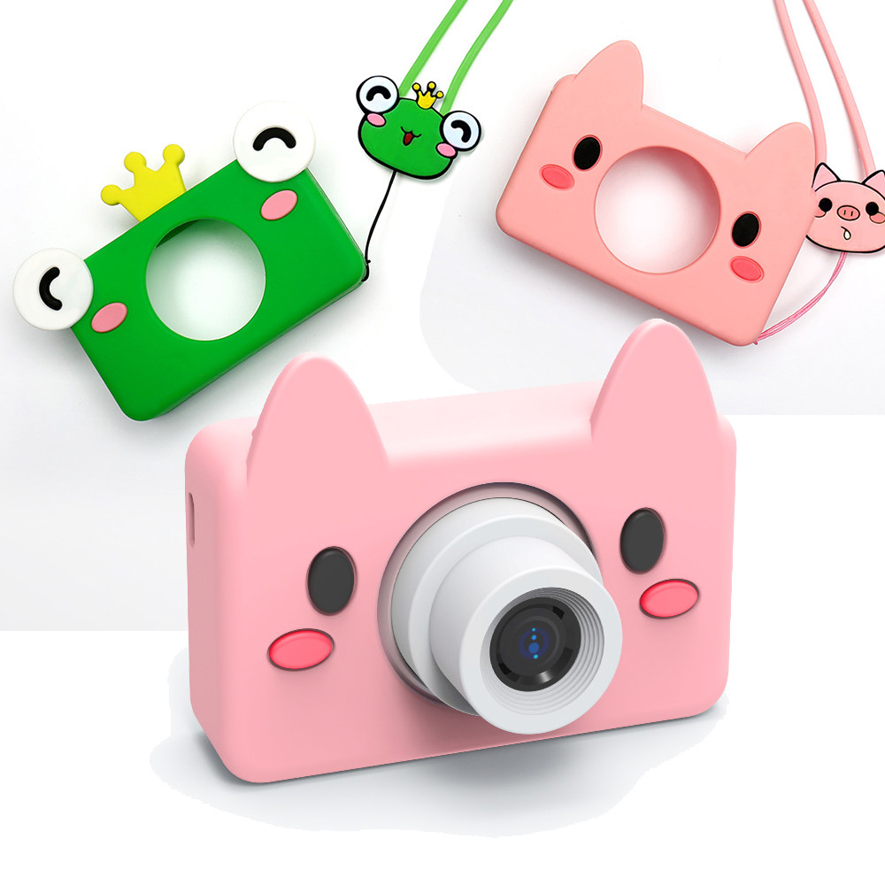 儿童卡通数码照相机xj玩具宝宝仿真日本mini小单反1200万可拍照