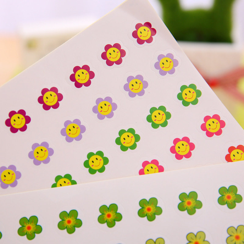 幼儿园奖励表扬贴纸儿童卡通不干胶贴花花纸小红花贴纸