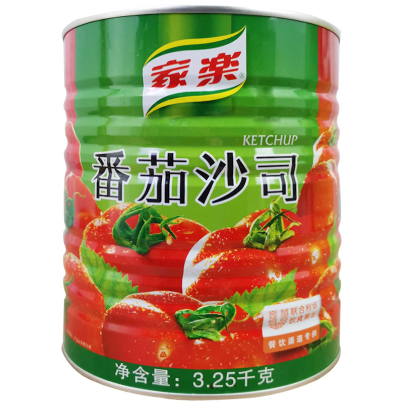 商用家乐番茄沙司325kg大桶桶装汉堡手抓原料番茄酱