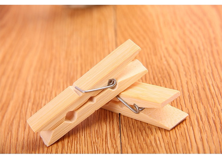 衣夹家用竹木晾晒多用途夹晒夹子夹裤60只装晾夹子