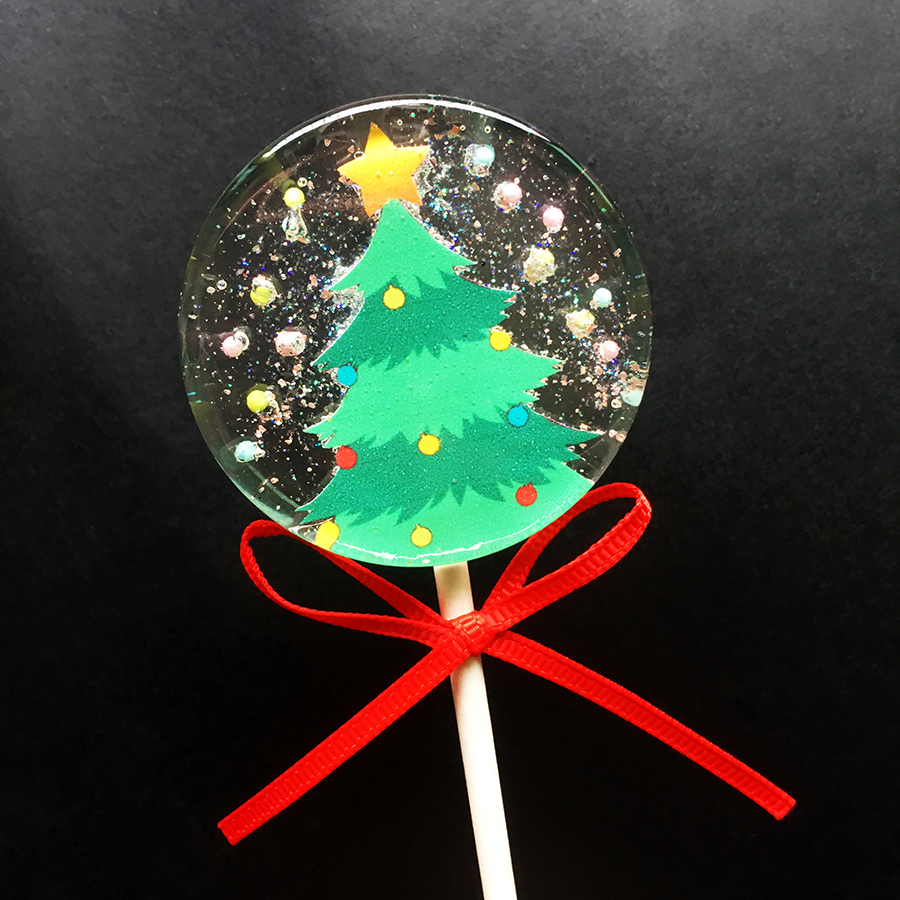 限定圣诞树糖果礼盒创意星空棒棒糖日本食玩伴手糖果