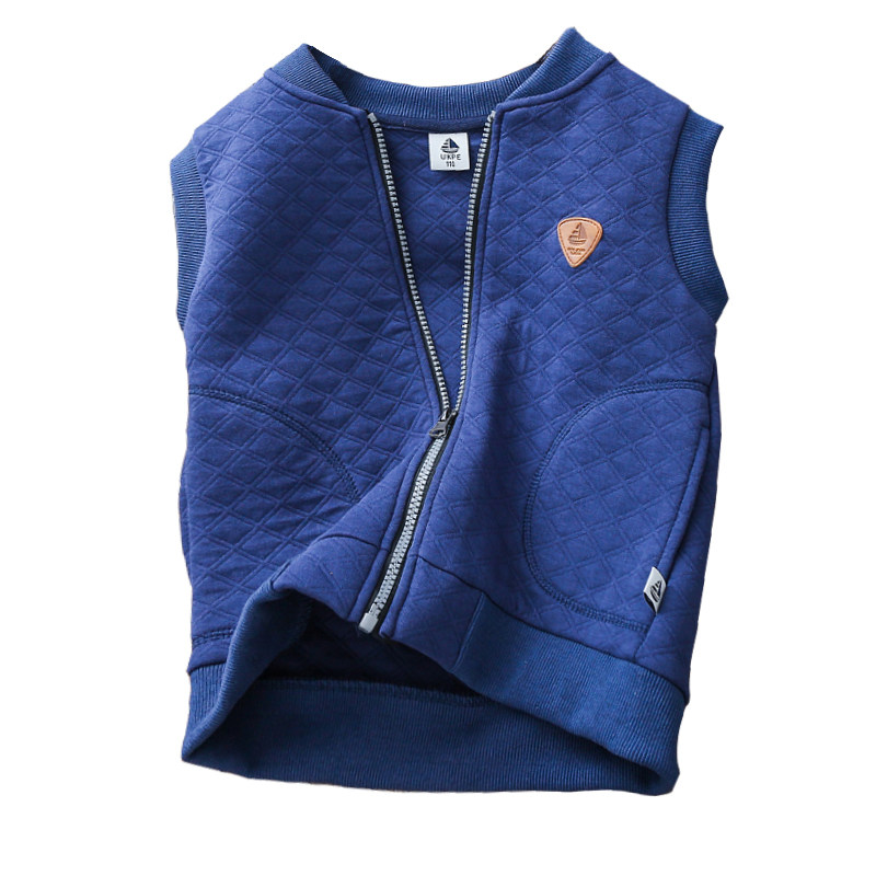 男童新款空气马甲中大休闲背心儿童马夹纯棉马甲