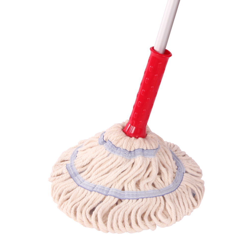 拖把包邮伊司达红色锁紧拧干棉纱毕卡锁拧水拖