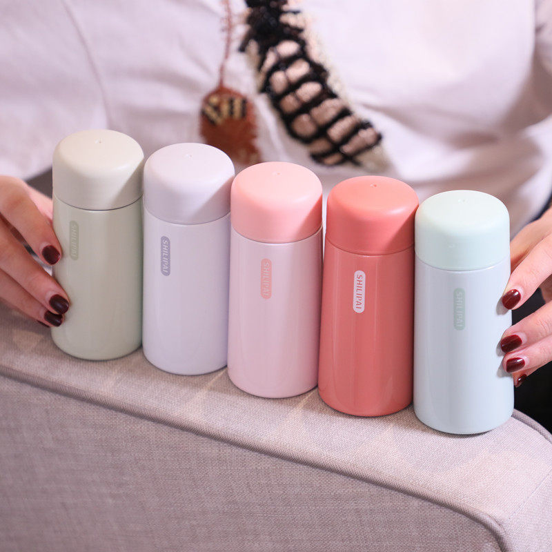 便利保温杯150ml小茶杯不锈钢口袋水杯可爱迷你学生保温杯