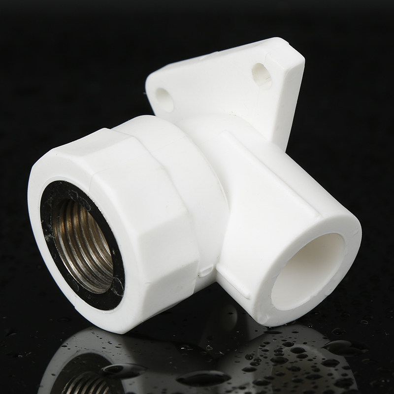 加厚型20 25ppr内丝弯头带座 4分6分ppr带座内丝弯头水管管件配件
