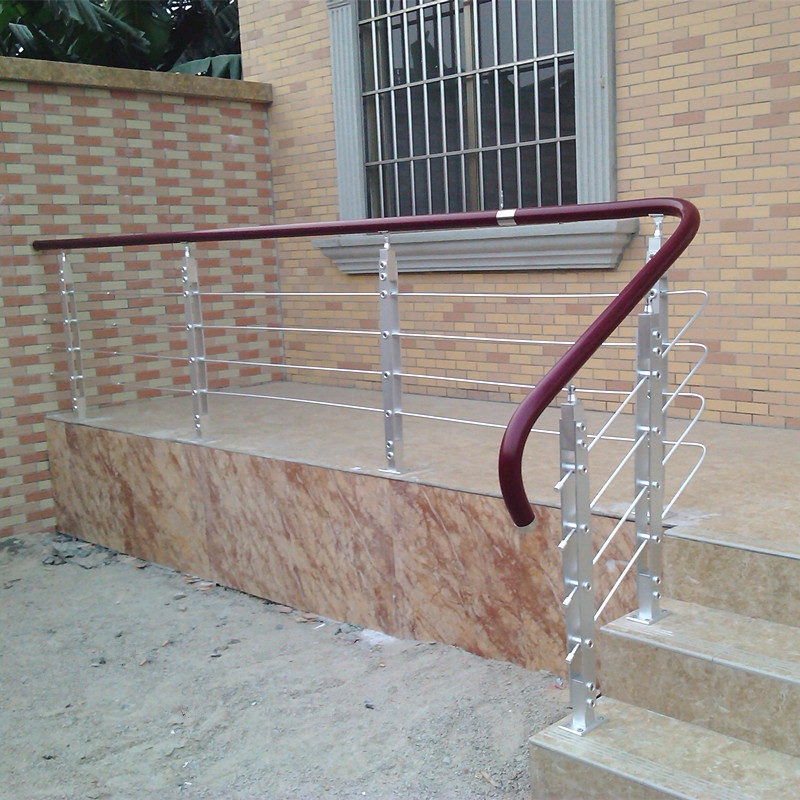 楼梯栏杆铝镁不锈钢外围扶手室内外室内阳台飘窗楼梯扶手