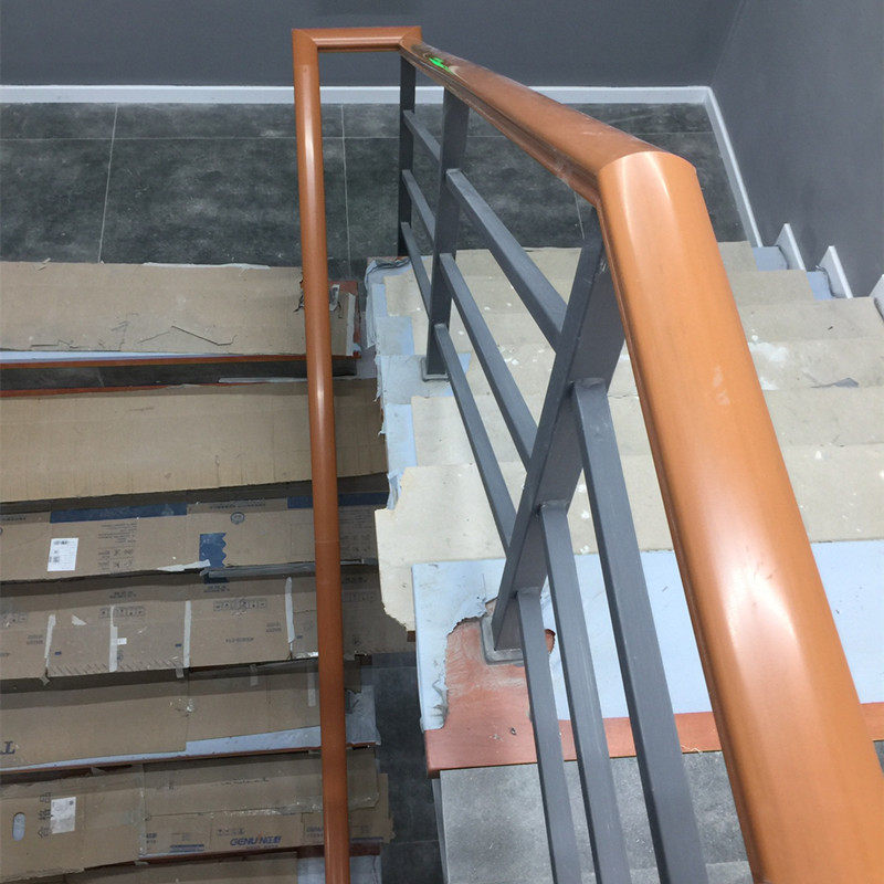 高分子pvc树脂热弯楼梯扶手室内外护栏阳台栏杆楼梯扶手