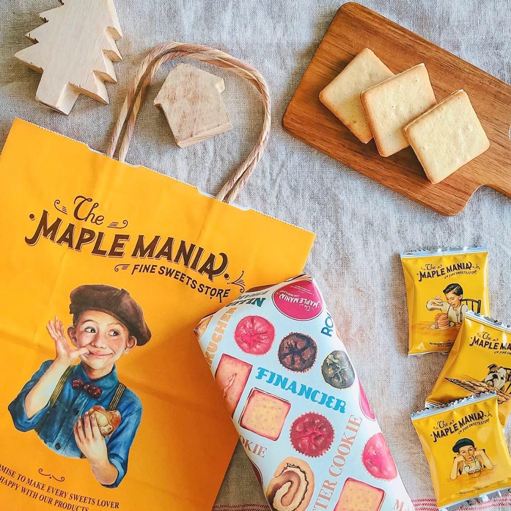 日本直邮maplemania枫糖黄油巧克力夹心曲奇饼干曲奇饼干