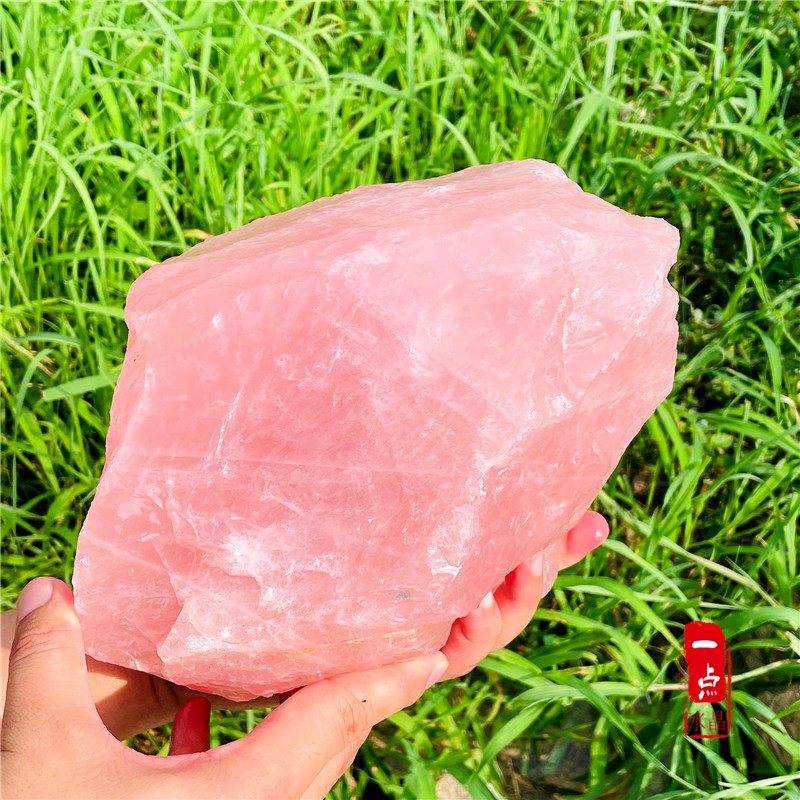 天然裕源公包邮粉球粉晶石家居客厅玄关卧室工艺品摆件