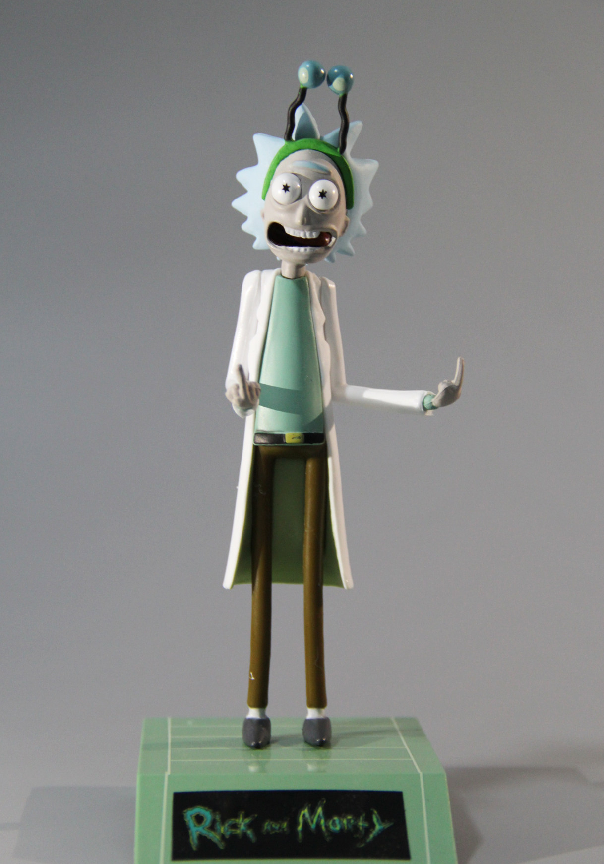 瑞克莫蒂手办rickandmorty中指摆件周边手办