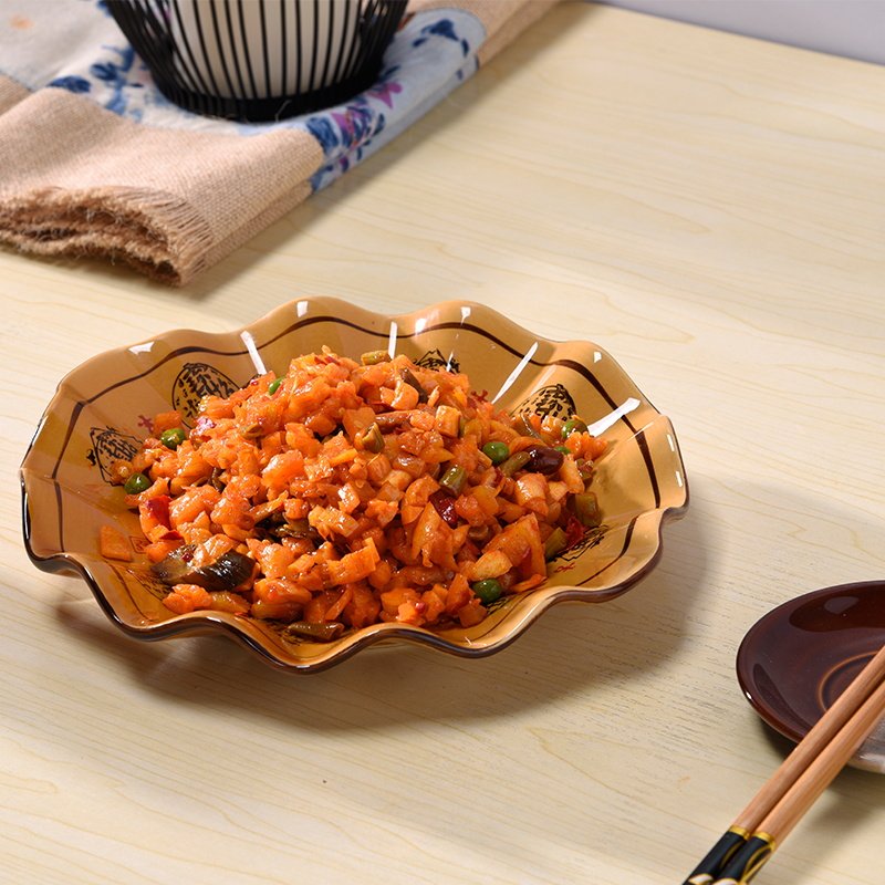 整箱早餐小菜六味酱菜小吃外卖配菜杂粮煎饼腌制