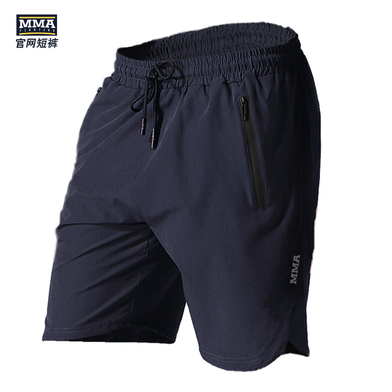 MMA休闲运动短裤夏季轻薄速干训练中裤UFC拳击跑步篮球透气冰丝裤
