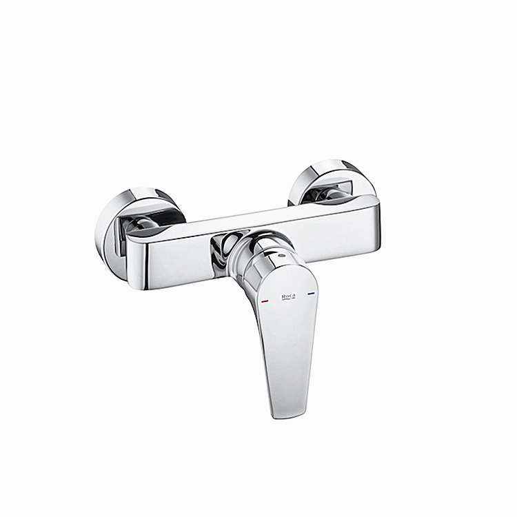 roca乐家爱塔斯挂墙式 单把淋浴龙头双控制阀5a2190c0n 5b4961tp0