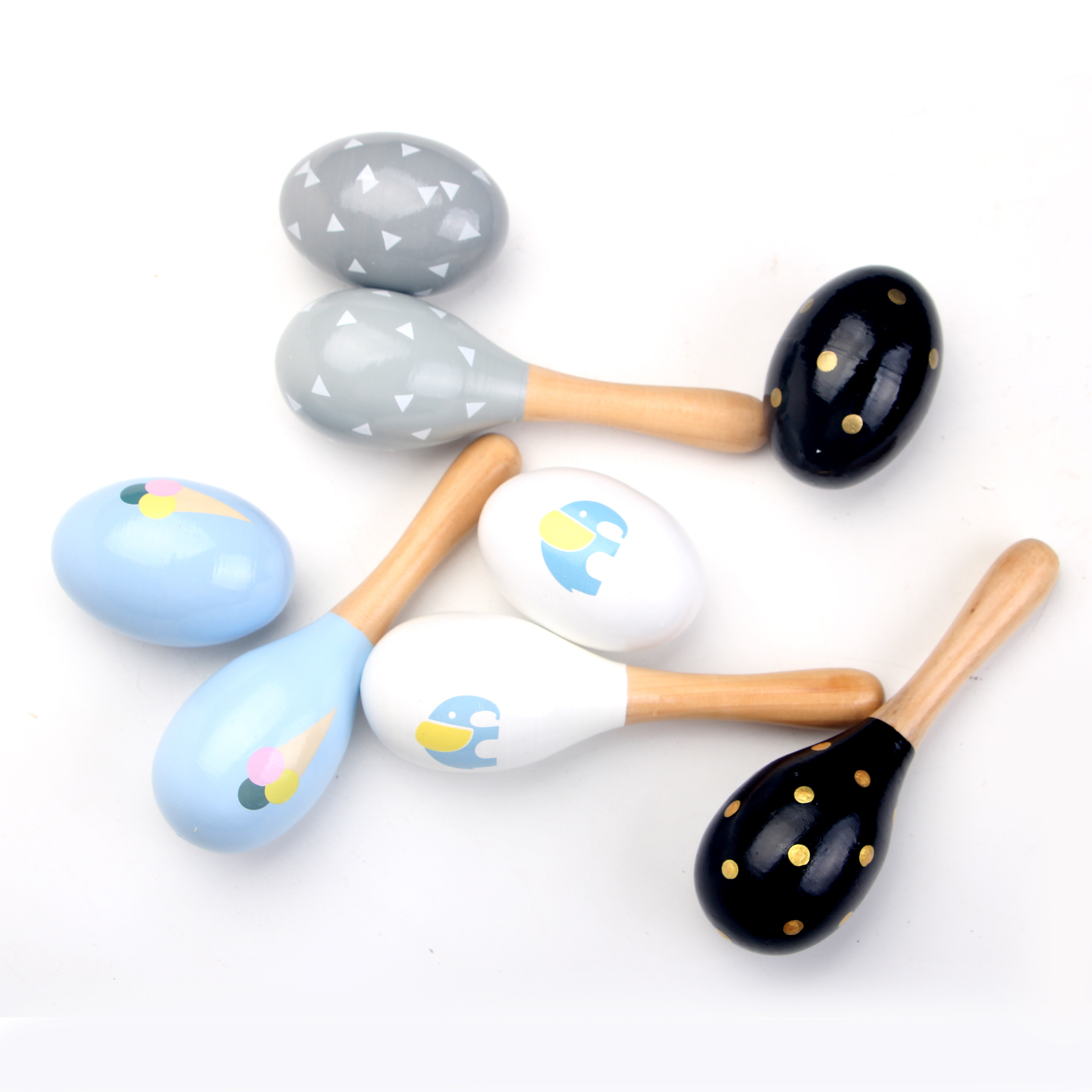 小沙婴儿玩具打击乐器早教新生宝宝沙蛋沙铃摇听力沙锤