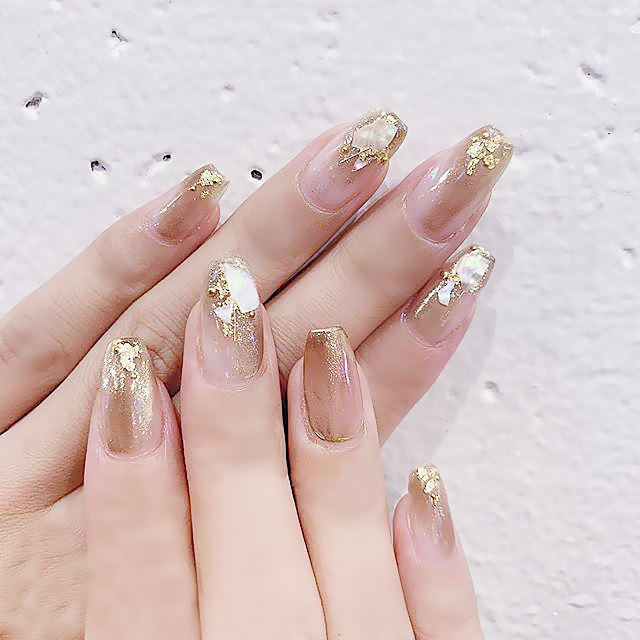 美甲箔纸饰品金银锡箔纸金箔纸糖果4色配件美甲工具