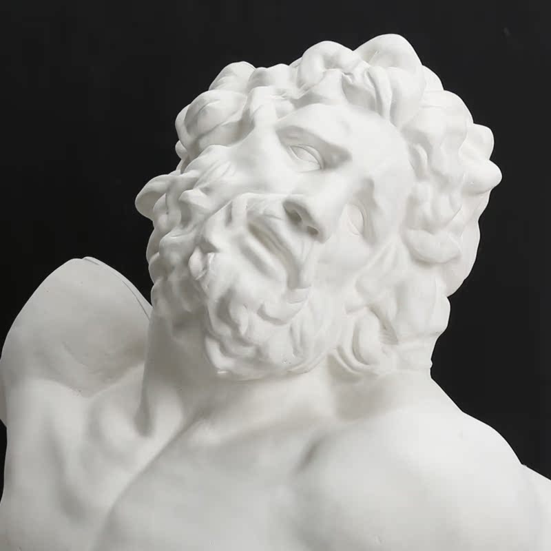 劳孔胸像 石膏头像h80 石膏教具 石膏像 拉奥孔石膏头像 雕塑摆件
