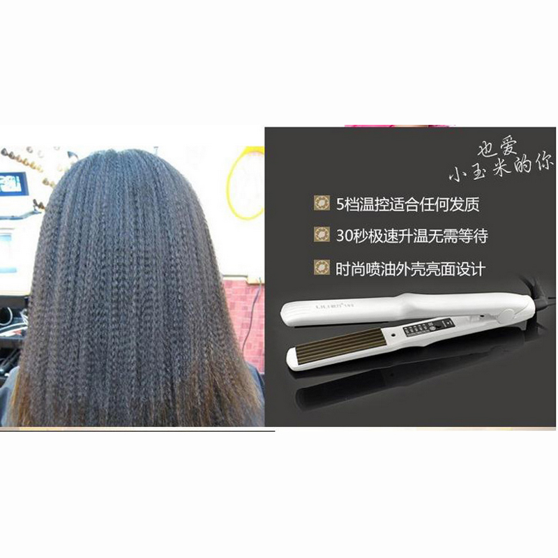 直发夹板刘海内扣玉米须烫蓬松直发卷发两用迷你小夹板
