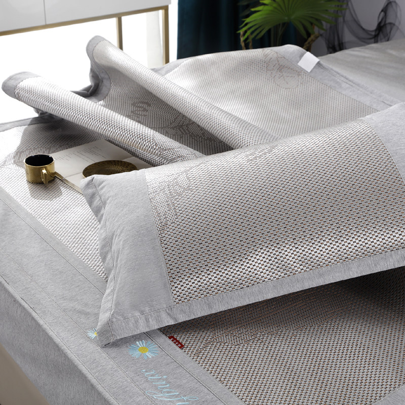 冰藤席床笠款夏季水洗折叠双人15米冰丝凉席冰丝席