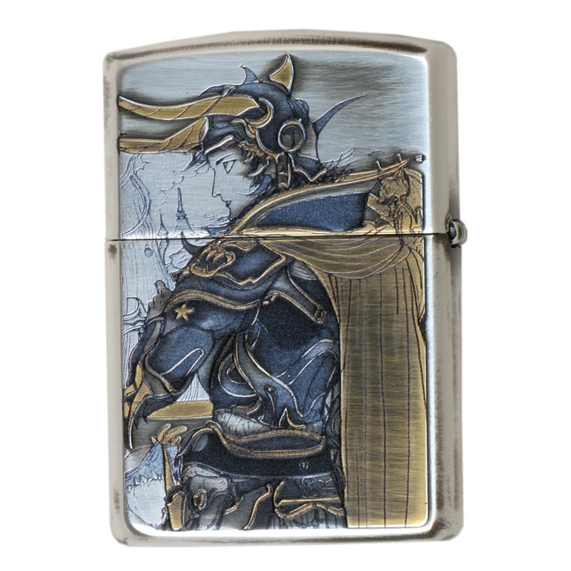 正品zippo芝宝防风打火机天野喜孝最终幻想插画骑士zippo