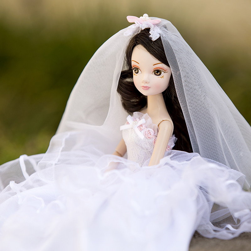 古装可儿娃娃蔷薇新娘女孩礼物ob心怡丽佳bjd娃娃