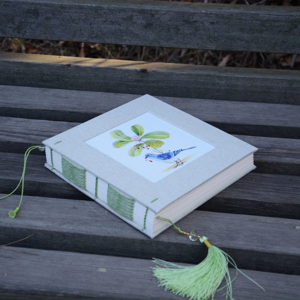 一末yimo高档工艺笔记本唯美文艺手工本子diy笔记本