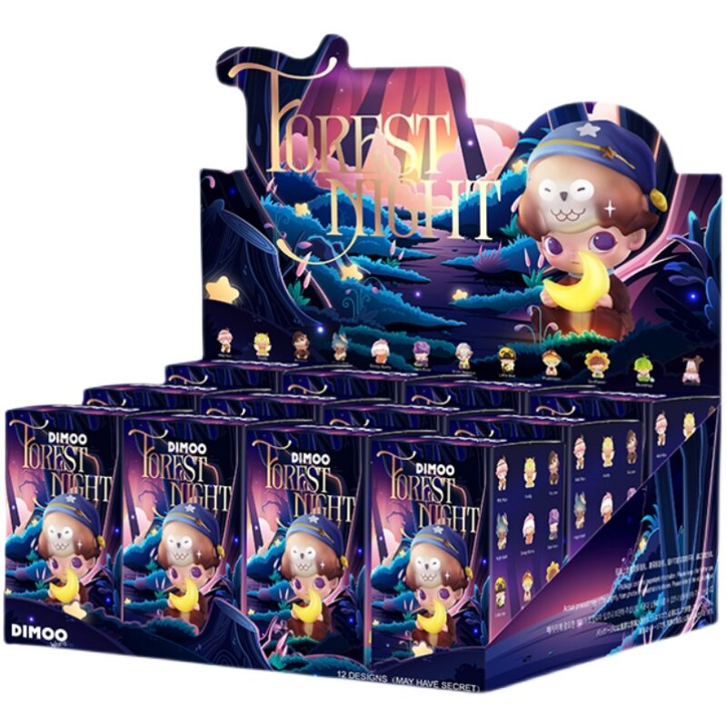 popmart泡泡玛特dimoo森林之夜系列盲盒确认手办少女潮玩盲盒