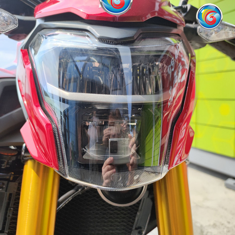 适用铃木dr300摩托车大灯头罩前导导流左右转向灯摩托车导流罩