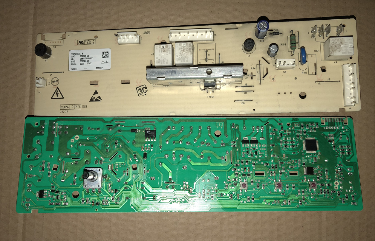 格兰仕滚筒洗衣机xqg60-a708电路板主板ako752328-06/07/09