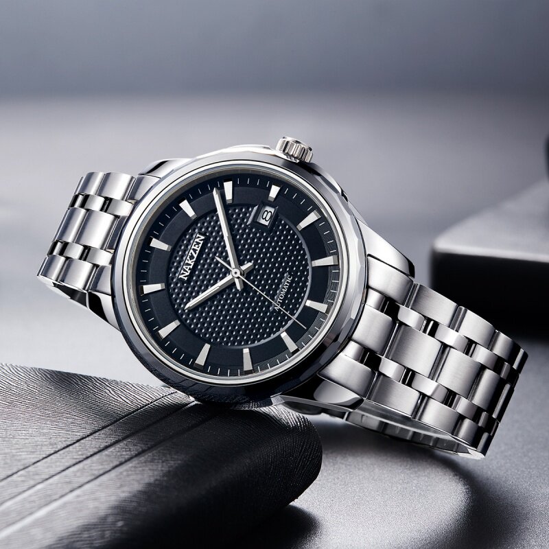 名古城手表简约机械表防水进口进口机机芯蓝宝石玻璃国产腕表