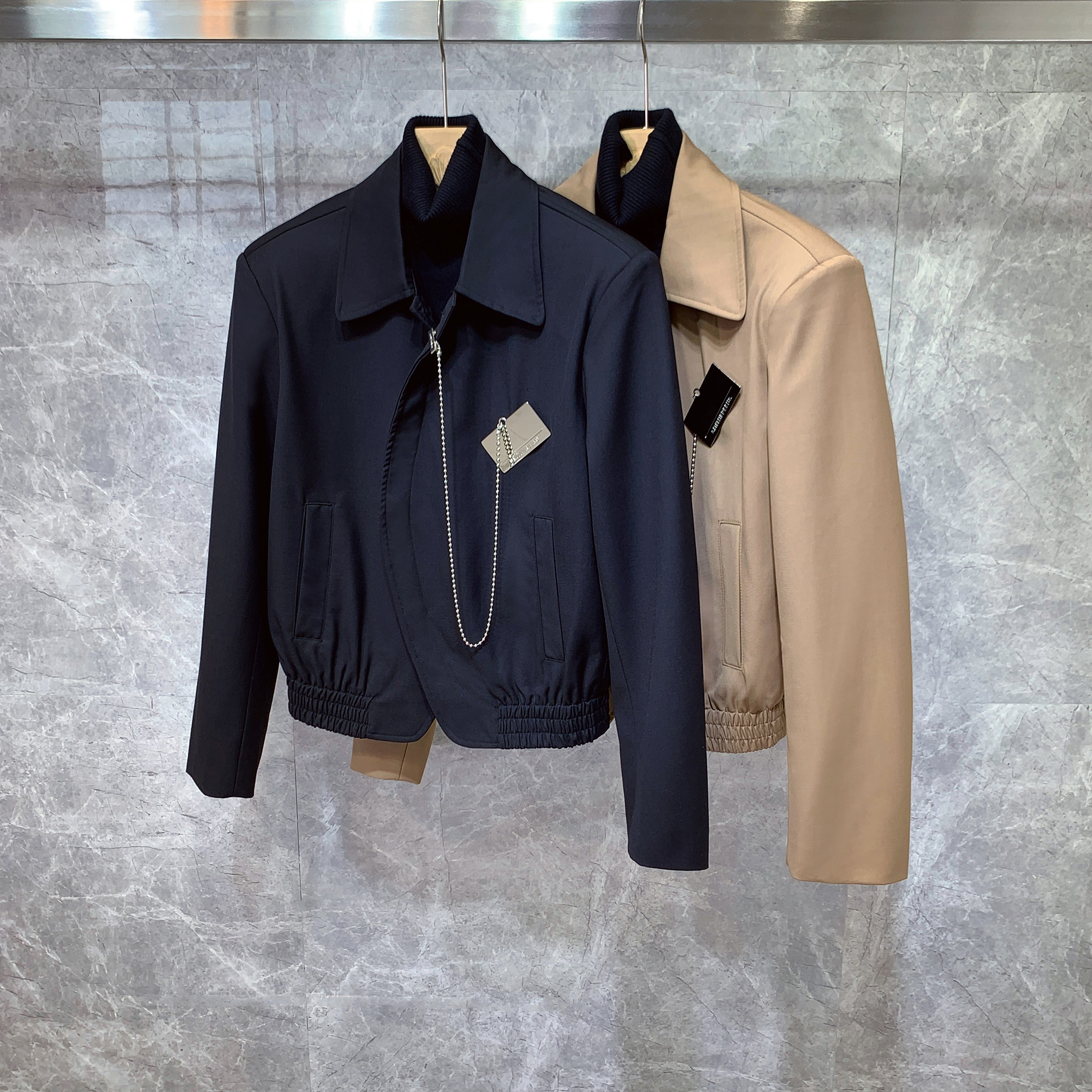 韩国东大门新款ins超火网红男士短款夹克宽松韩版痞帅港风外套潮