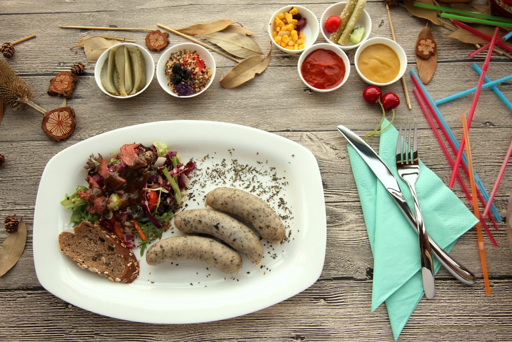 特色德国白肠200g德式香肠黑胡椒烤肠早餐肠肉香肠