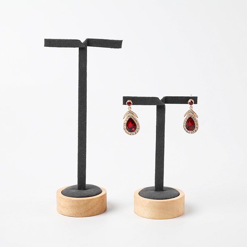 耳环创意实木展示架耳坠耳饰架子挂架挂耳饰品首饰展示架