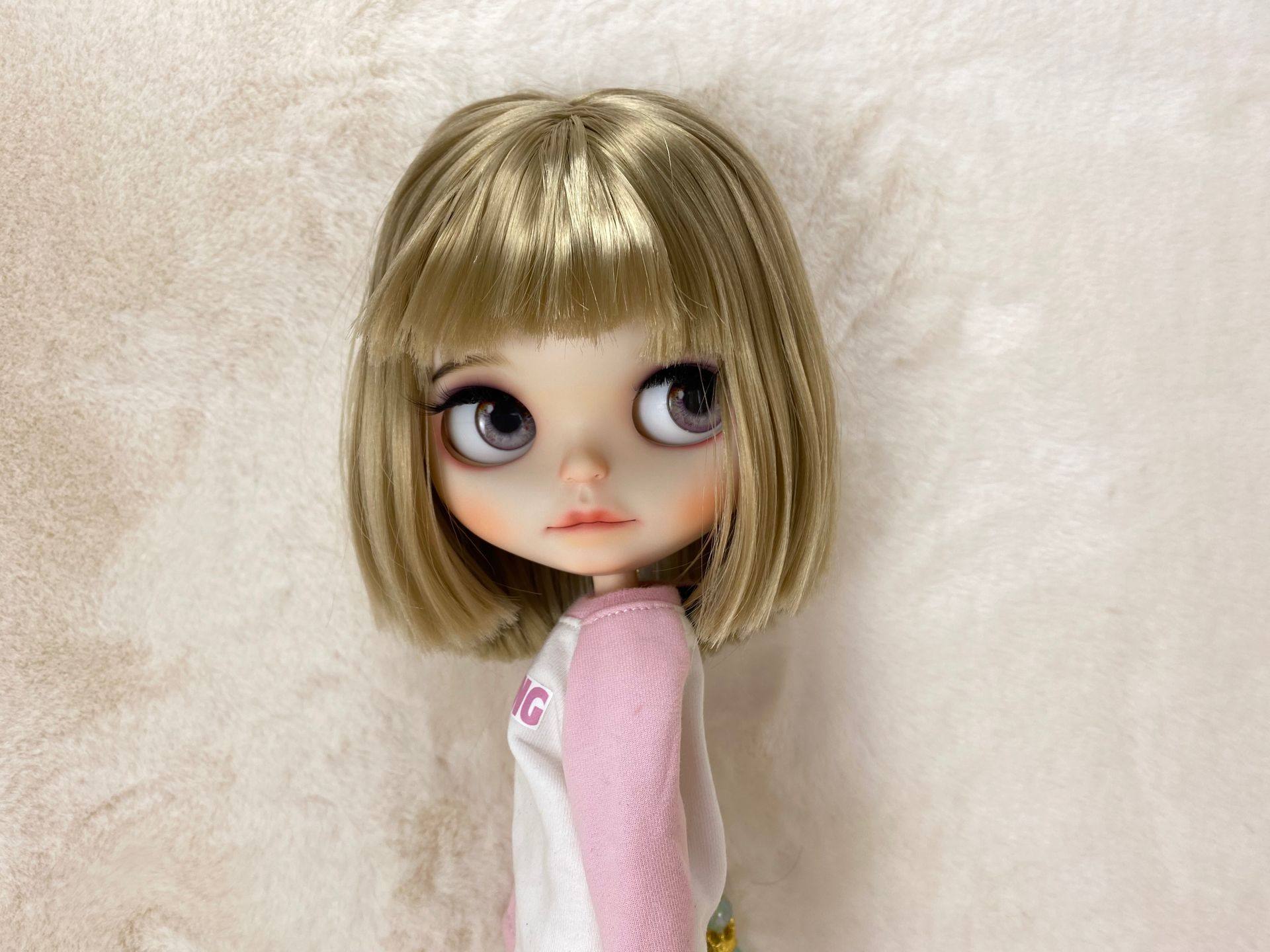 hobgoblin小布改娃嘴巴金发碧眼刘海可爱女孩私人娃娃