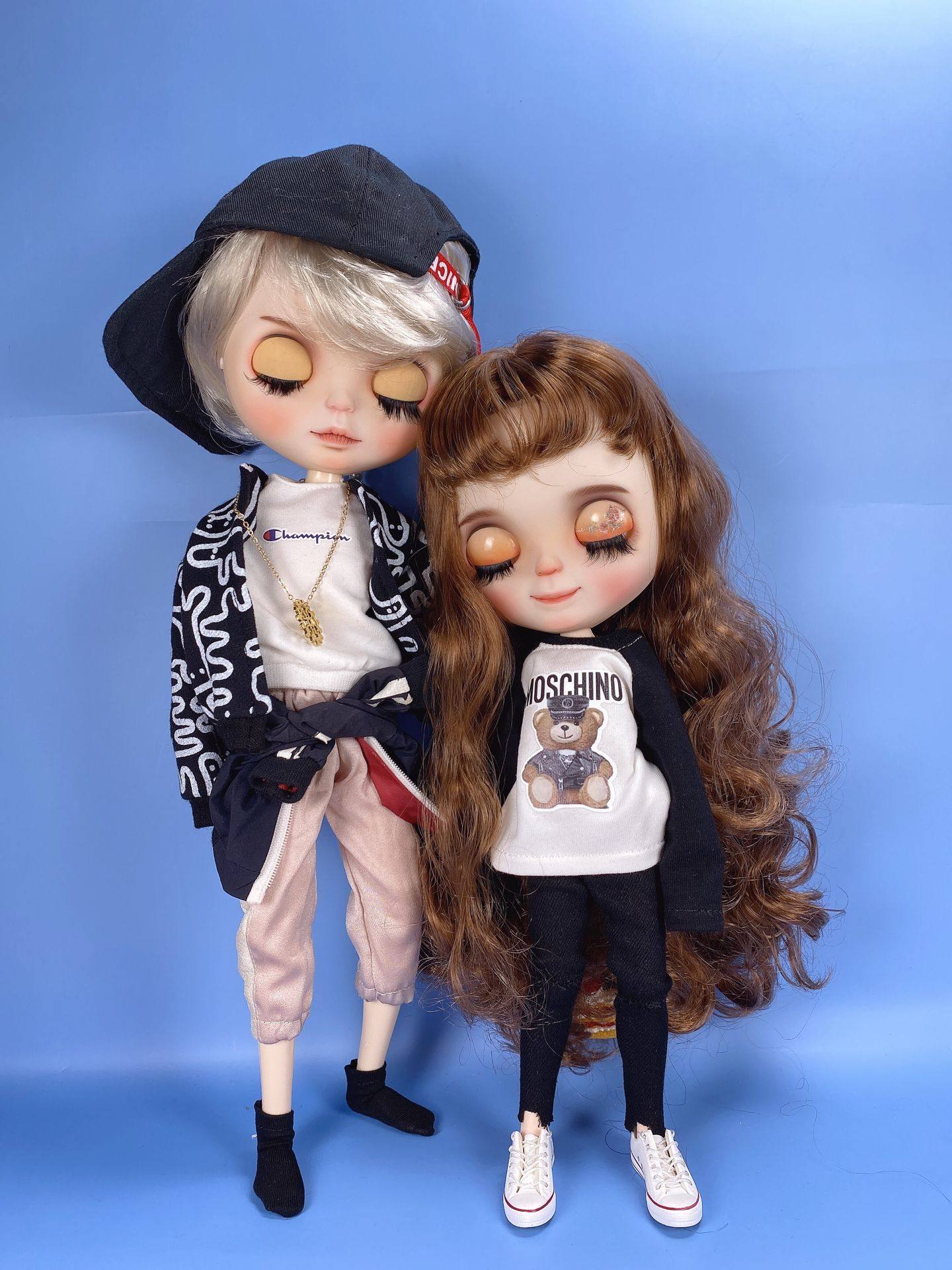 hobgoblin情侣男娃加固ob27素体微笑嘴巴女娃配上色耳朵定金