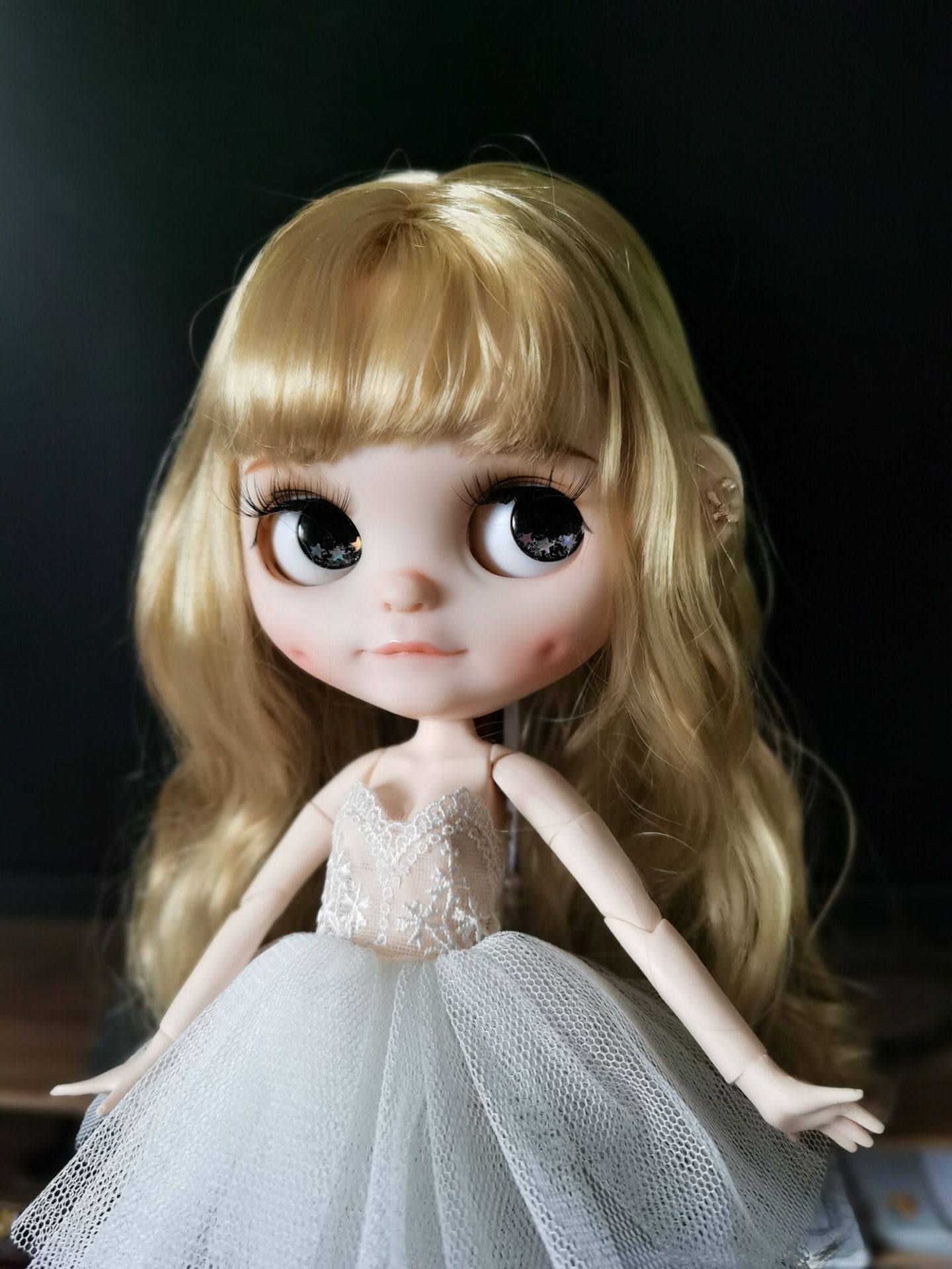 hobgoblin娃娃小布裸娃改娃改妆抿嘴金色头发厂家娃娃