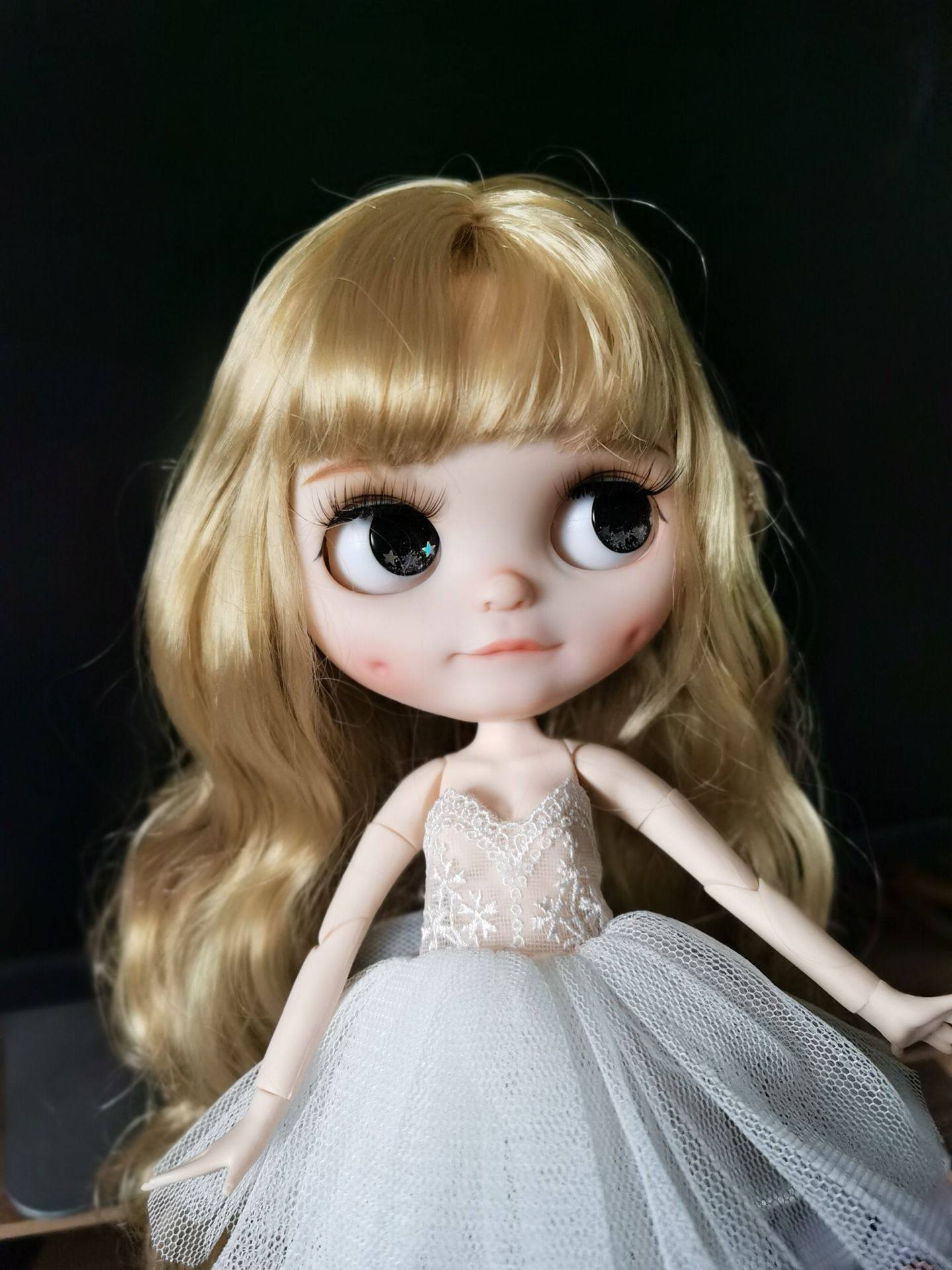 hobgoblin娃娃小布裸娃改娃改妆抿嘴金色头发厂家娃娃