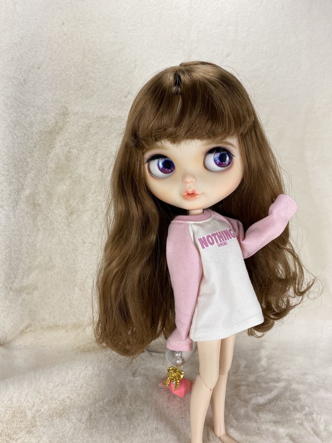 hobgoblin小布改妆改娃卷发可爱磨砂嘟嘴女孩厂家娃娃