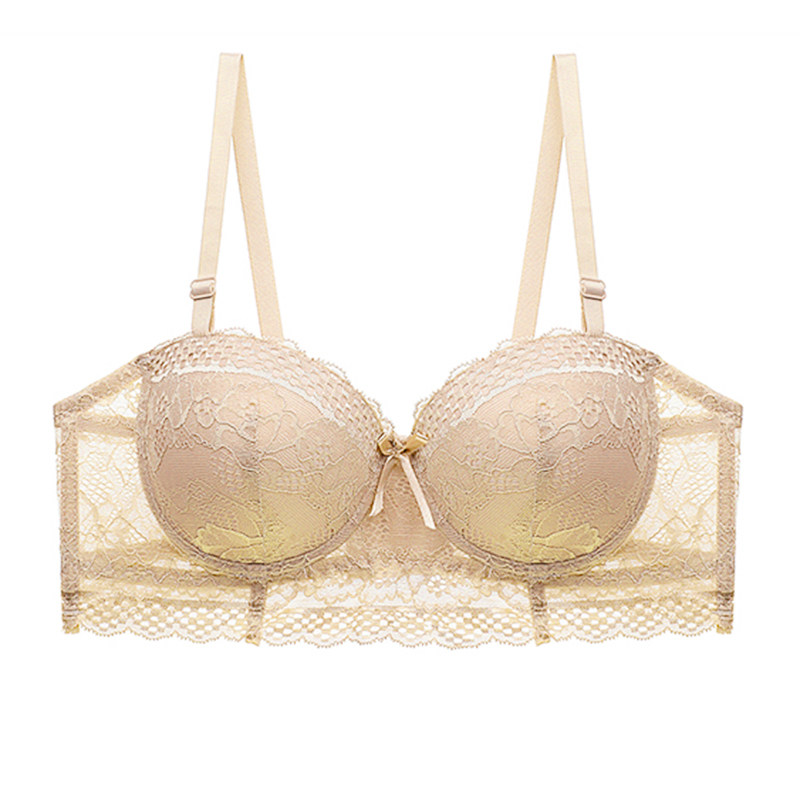 julexy内衣胸罩半杯薄款定型蕾丝时尚欧美时欧美文胸