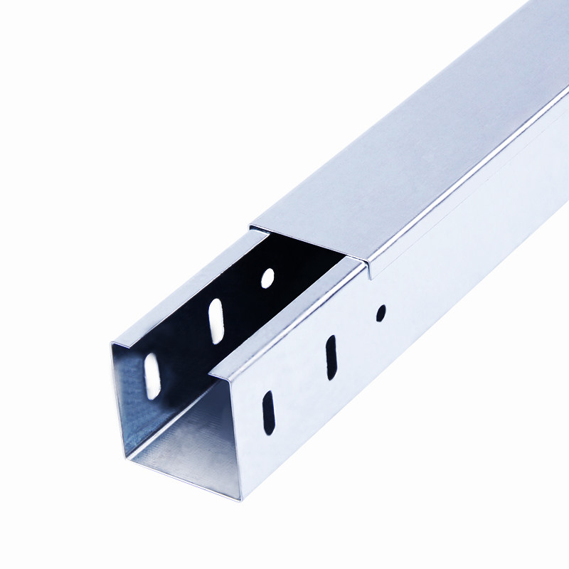 镀锌线槽50*50*1.0走线槽明装弱电金属铝合金不锈钢铁线槽电缆桥