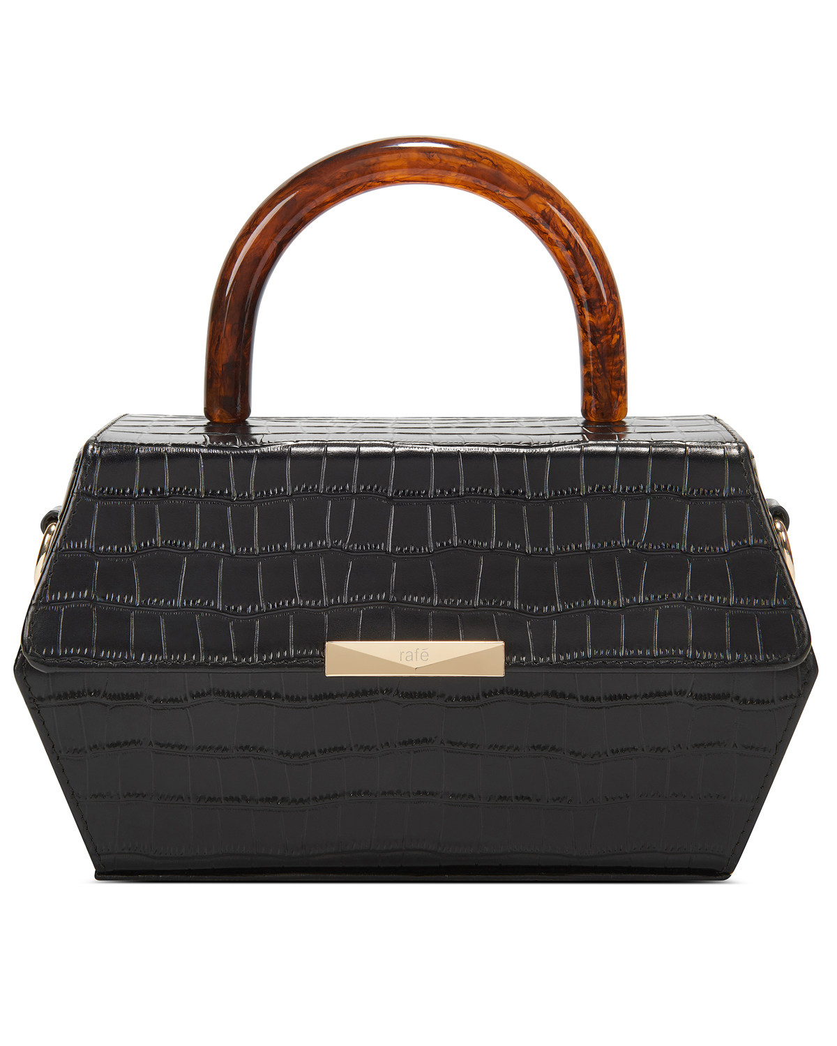 rafe牛皮nikki单肩斜挎手提包复古几何通用款女包