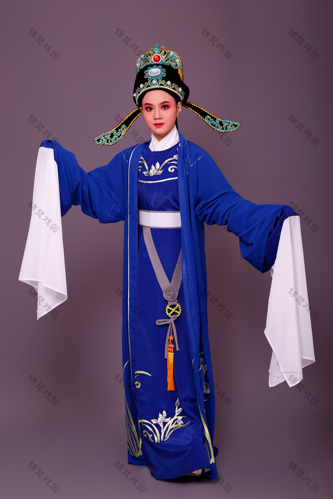 小生件套越剧兰花戏曲戏剧服装民族服装