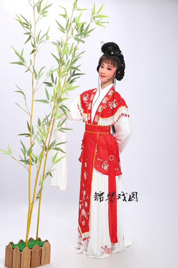 戏曲新款梅花花旦衣仿真丝小旦粤剧黄梅戏闽剧民族服装
