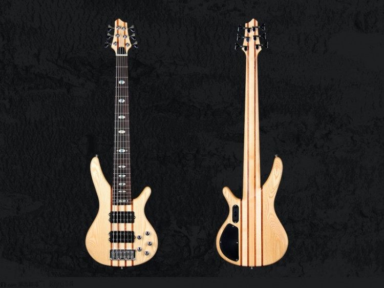 正品gipsy一体电贝弦通连体贝斯主动拾音器bass贝司电贝司