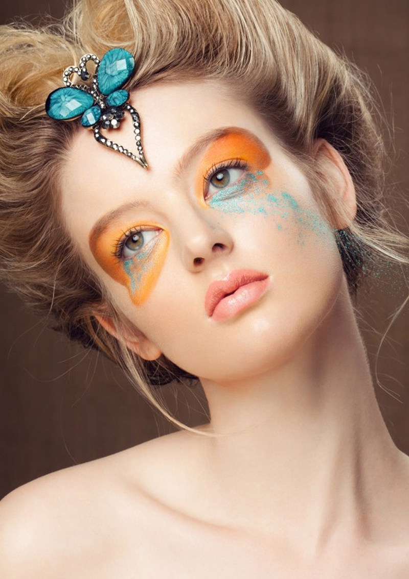 新娘妆容彩妆造型化妆学校装饰画美容店壁画工作室现代装饰画