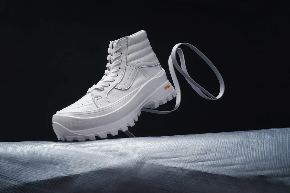 咬鞋现货vanssk8lx皮质vibram户外厚底高帮运动休闲鞋