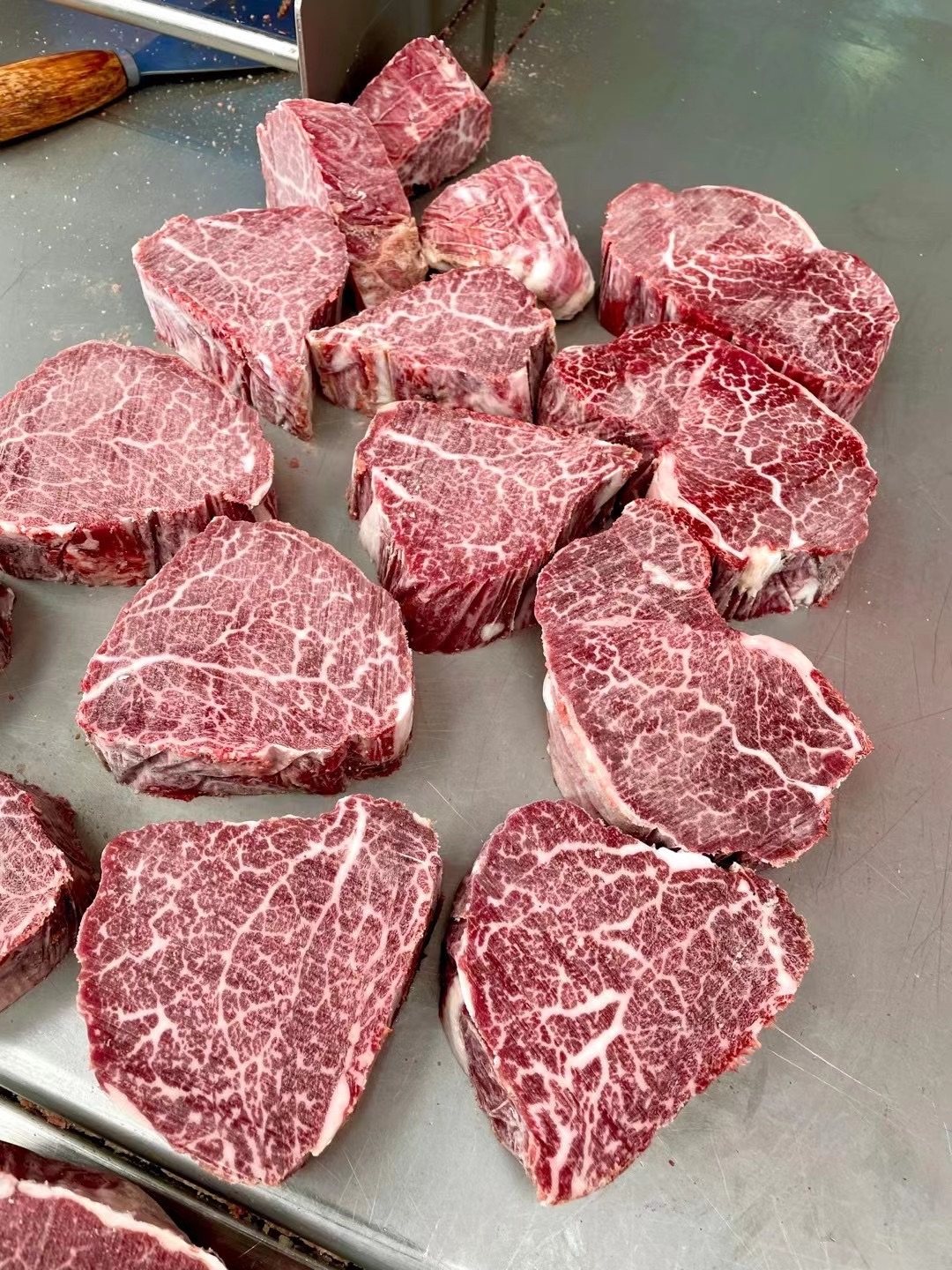 3斤发包国产霜降雪花龙江a3菲力牛排1500克牛排