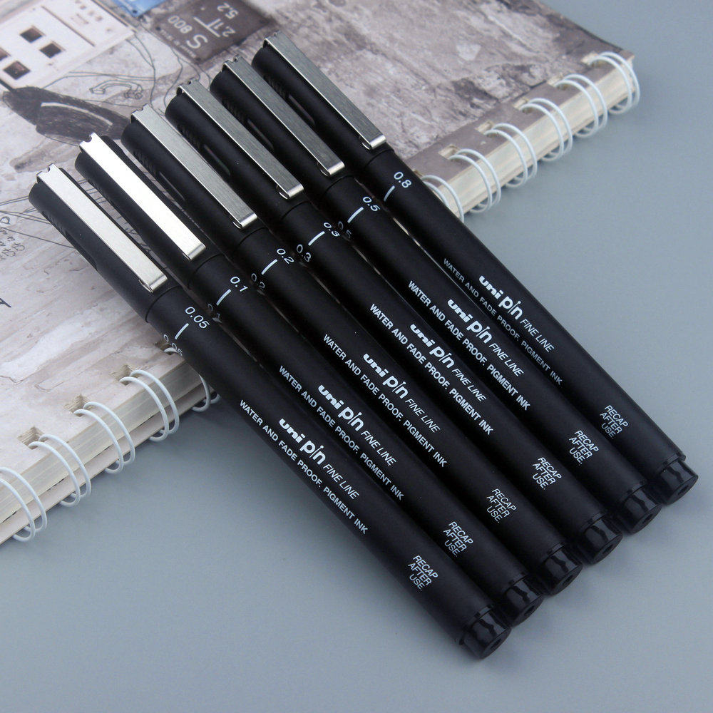 包邮三菱针管005绘图设计速写防水水墨针管笔