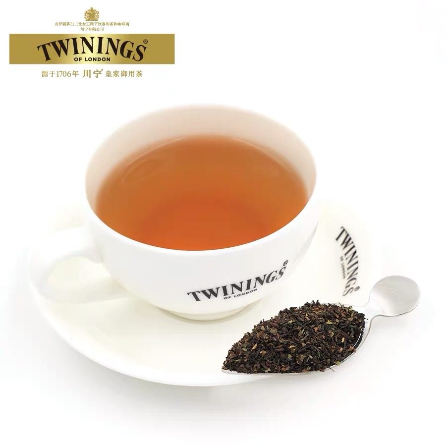 茶叶英国twinings欧式大吉红茶100g罐装细碎英式特色产区红茶
